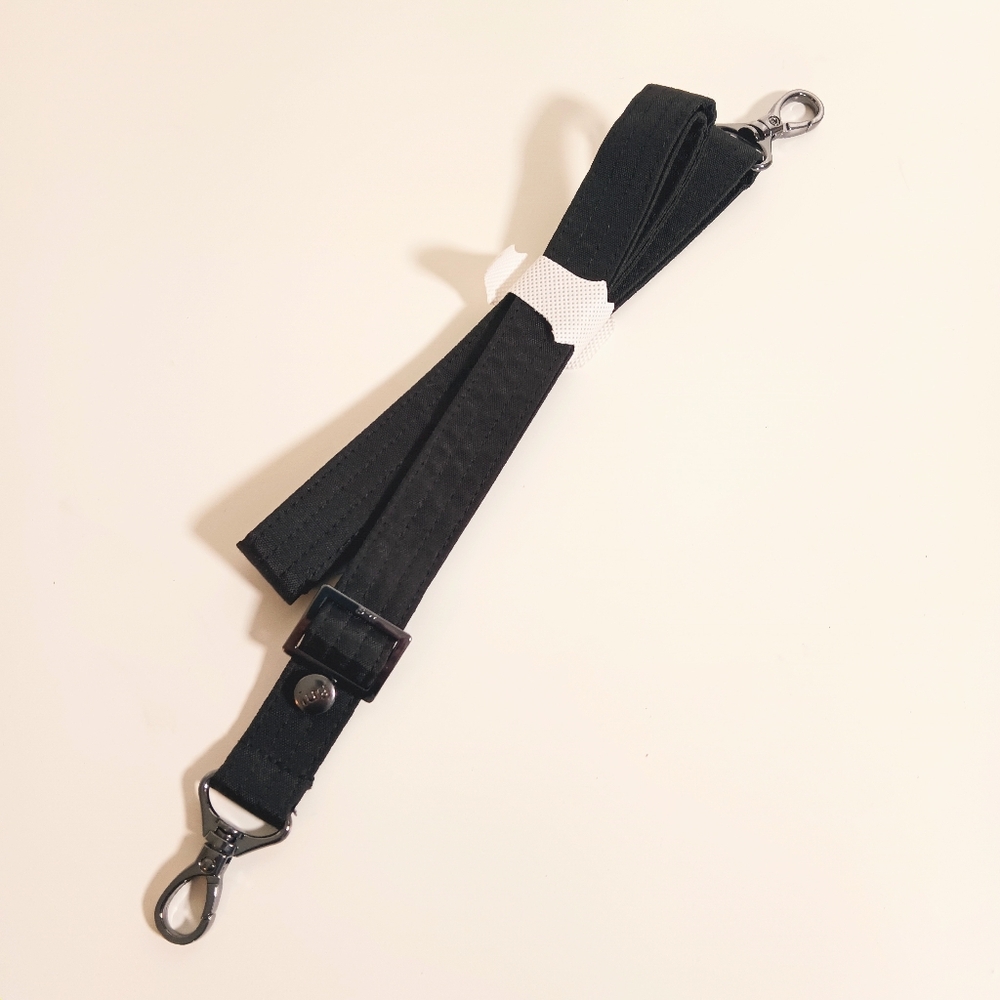 Lug Adjustable Nylon Crossbody Shoulder Bag Strap Black